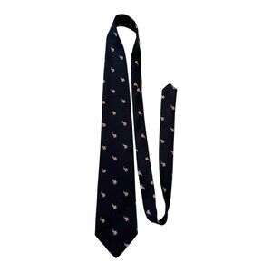 English Sports Shop Bermuda Pink Elephant Men's Neck Tie - Made in Italy